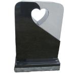 Supreme Black Design 639. Flat top stone featuring a cut thru heart design.
