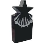 Supreme Black Design 644. Special star shaped monument.